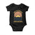 Gulf Of Mexico Always And Forever Baby Onesie Retro Beach Sunset TS11 Black Print Your Wear