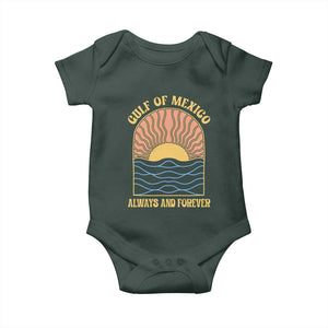 Gulf Of Mexico Always And Forever Baby Onesie Retro Beach Sunset TS11 Print Your Wear