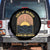 Gulf Of Mexico Always And Forever Spare Tire Cover Retro Beach Sunset TS11 No hole Black Print Your Wear