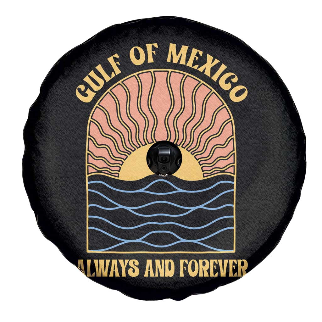 Gulf Of Mexico Always And Forever Spare Tire Cover Retro Beach Sunset TS11 Print Your Wear