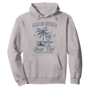 Funny Gulf Of Mexico Social Club Stay Salty Always And Forever Hoodie Coconut Tree Cocktail TS11 Ice Gray Print Your Wear