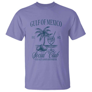 Funny Gulf Of Mexico Social Club Stay Salty Always And Forever T Shirt Coconut Tree Cocktail TS11 Violet Print Your Wear