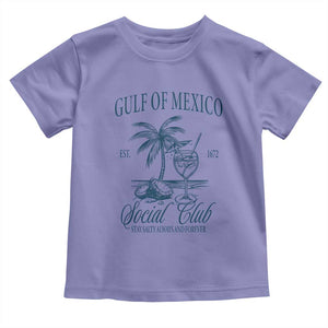 Funny Gulf Of Mexico Social Club Stay Salty Always And Forever Toddler T Shirt Coconut Tree Cocktail TS11 Violet Print Your Wear