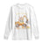 Funny Easter Day Excavator Long Sleeve Shirt Eggs-Cavator Bunny Construction Trucks TS11 White Print Your Wear