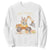 Funny Easter Day Excavator Sweatshirt Eggs-Cavator Bunny Construction Trucks TS11 White Print Your Wear