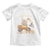 Funny Easter Day Excavator Toddler T Shirt Eggs-Cavator Bunny Construction Trucks TS11 White Print Your Wear
