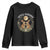 Ostara Blessing Pagan Eostre Easter Day Youth Sweatshirt Spring Moon Rabbit Spring Equinox Festival TS11 Black Print Your Wear