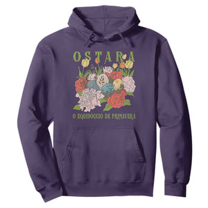 Ostara Eostre Easter Day Hoodie O Equinoccio De Primavera Eggs Flowers TS11 Purple Print Your Wear