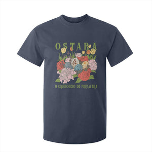 Ostara Eostre Easter Day T Shirt For Kid O Equinoccio De Primavera Eggs Flowers TS11 Navy Print Your Wear