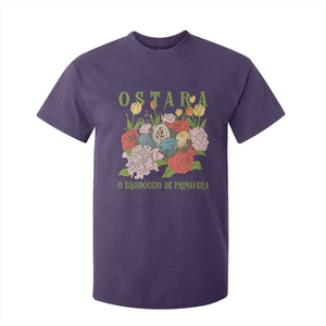 Ostara Eostre Easter Day T Shirt For Kid O Equinoccio De Primavera Eggs Flowers TS11 Purple Print Your Wear