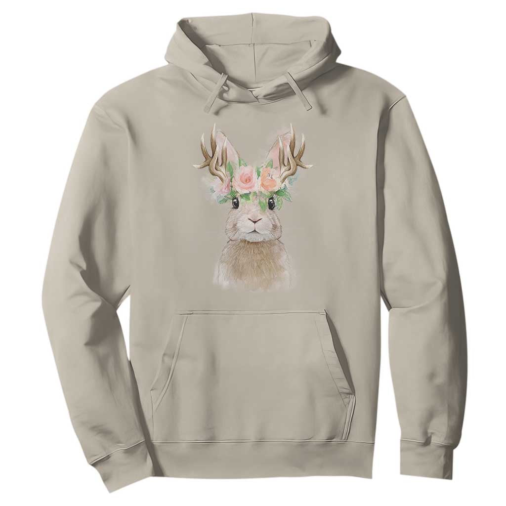 Ostara Pagan Eostre Easter Day Hoodie Rabbit Wolpertinger Spring Equinox Festival TS11 Sand Print Your Wear