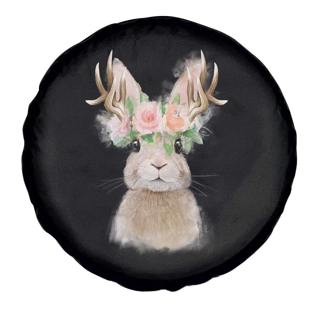Ostara Pagan Eostre Easter Day Spare Tire Cover Rabbit Wolpertinger Spring Equinox Festival TS11 Print Your Wear