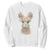 Ostara Pagan Eostre Easter Day Sweatshirt Rabbit Wolpertinger Spring Equinox Festival TS11 White Print Your Wear