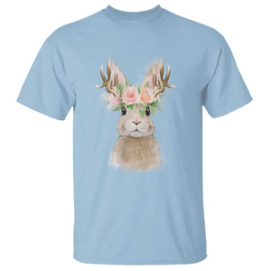 Ostara Pagan Eostre Easter Day T Shirt Rabbit Wolpertinger Spring Equinox Festival TS11 Light Blue Print Your Wear