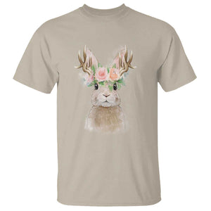 Ostara Pagan Eostre Easter Day T Shirt Rabbit Wolpertinger Spring Equinox Festival TS11 Sand Print Your Wear