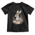 Easter Day Jackalope Vintage Floral Cottagecore Toddler T Shirt TS11 Black Print Your Wear