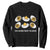 Funny Easter Day Thanksgiving Deviled Egg Sweatshirt You Know Why I'm Here TS11 Black Print Your Wear