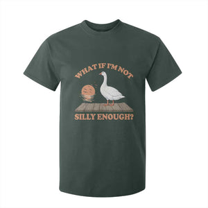 What If I'm Not Silly Enough Funny Silly Goose T Shirt For Kid