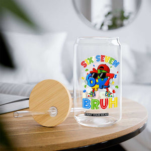 67 Autism Awareness Glass Can Funny Six Seven Bruh Autistic Puzzle Kids Boys TS11 Print Your Wear
