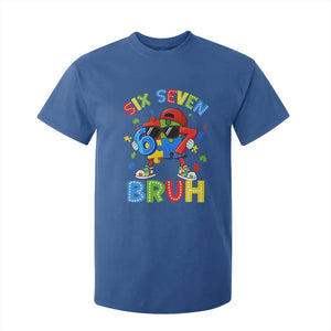 67 Autism Awareness T Shirt For Kid Funny Six Seven Bruh Autistic Puzzle Kids Boys TS11 Royal Blue Print Your Wear