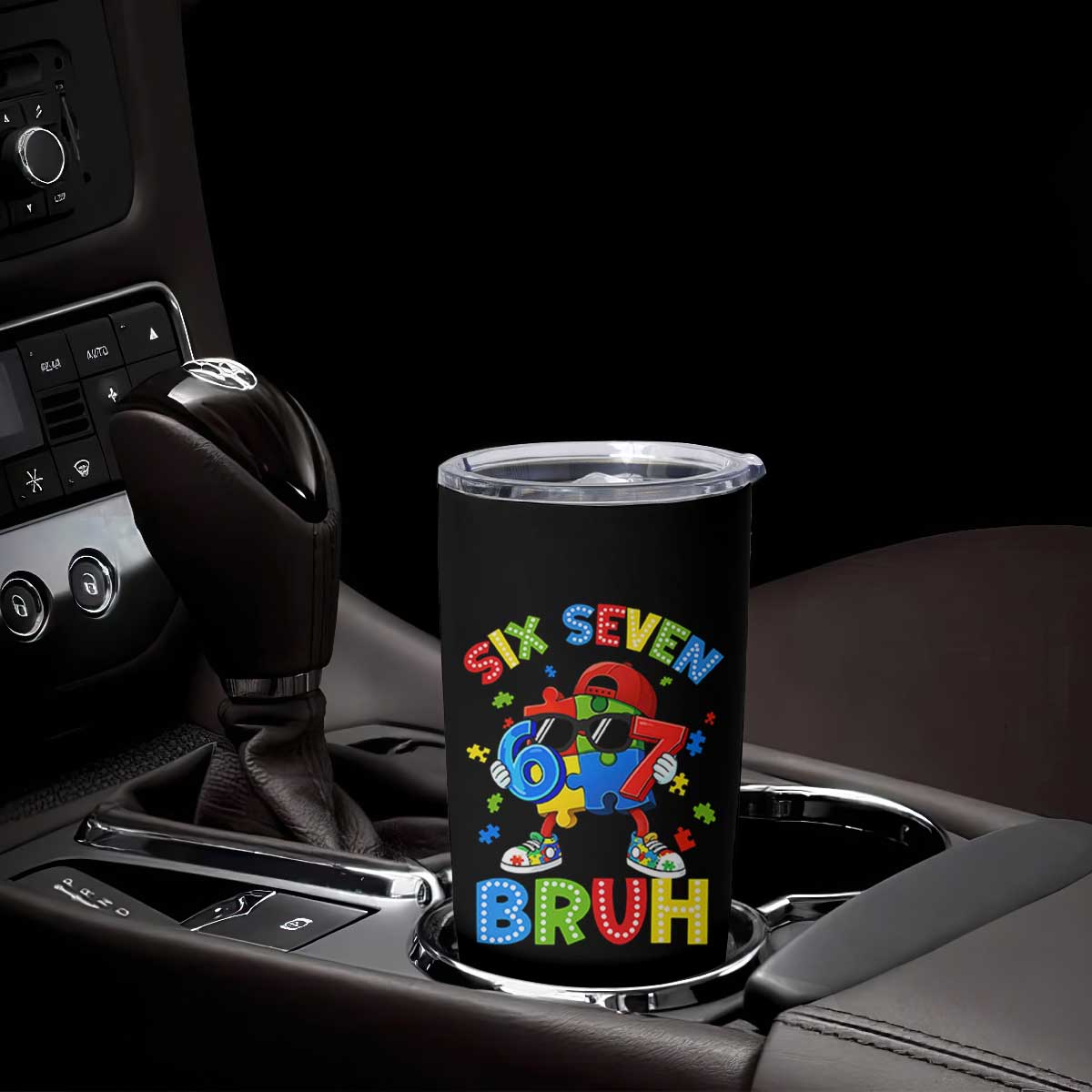 67 Autism Awareness Tumbler Cup Funny Six Seven Bruh Autistic Puzzle Kids Boys TS11 Print Your Wear