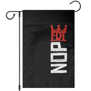 No Kings Protest Nope Funny Political Satire Garden Flag TS11 Black Print Your Wear