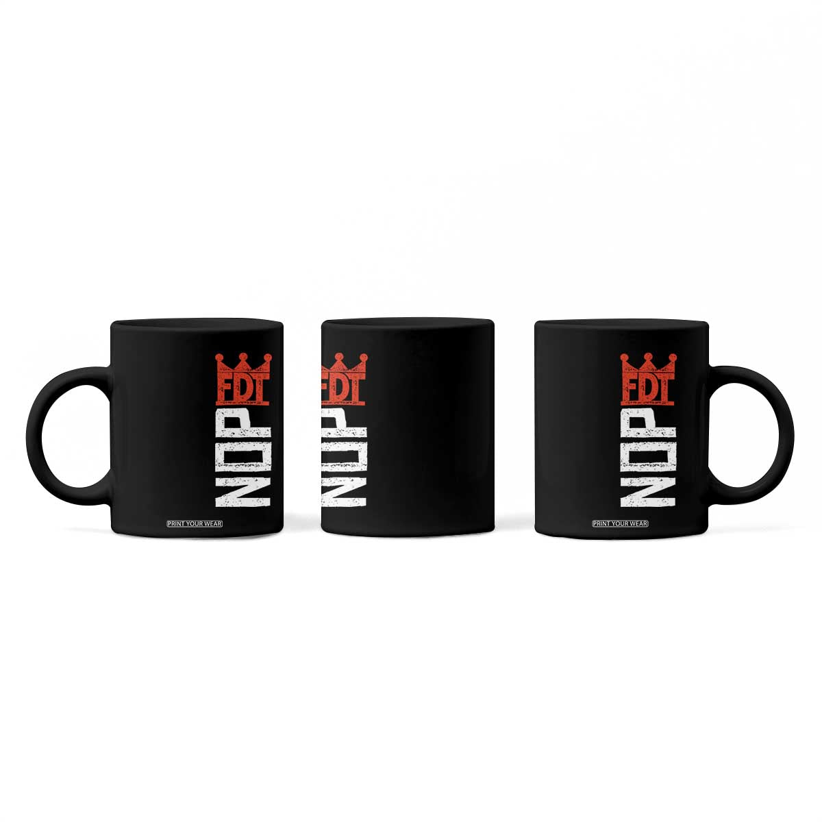 No Kings Protest Nope Funny Political Satire Coffee Mug TS11 Print Your Wear