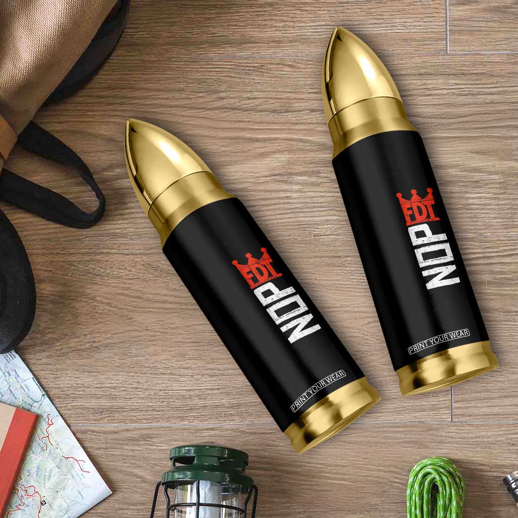 No Kings Protest Nope Funny Political Satire Bullet Tumbler TS11 Print Your Wear