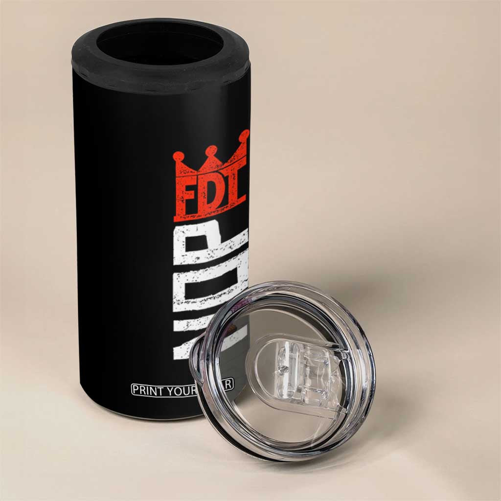 No Kings Protest Nope Funny Political Satire 4 in 1 Can Cooler Tumbler TS11 Print Your Wear