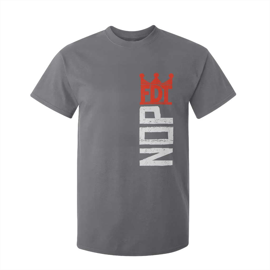 No Kings Protest Nope Funny Political Satire T Shirt For Kid TS11 Charcoal Print Your Wear