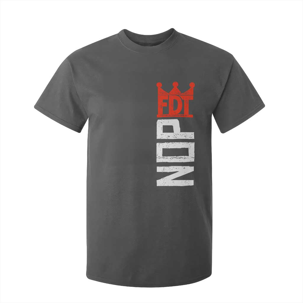No Kings Protest Nope Funny Political Satire T Shirt For Kid TS11 Dark Heather Print Your Wear