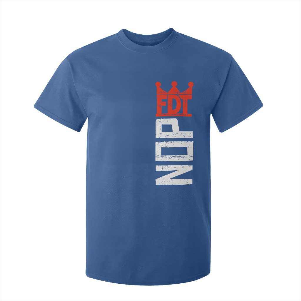 No Kings Protest Nope Funny Political Satire T Shirt For Kid TS11 Royal Blue Print Your Wear
