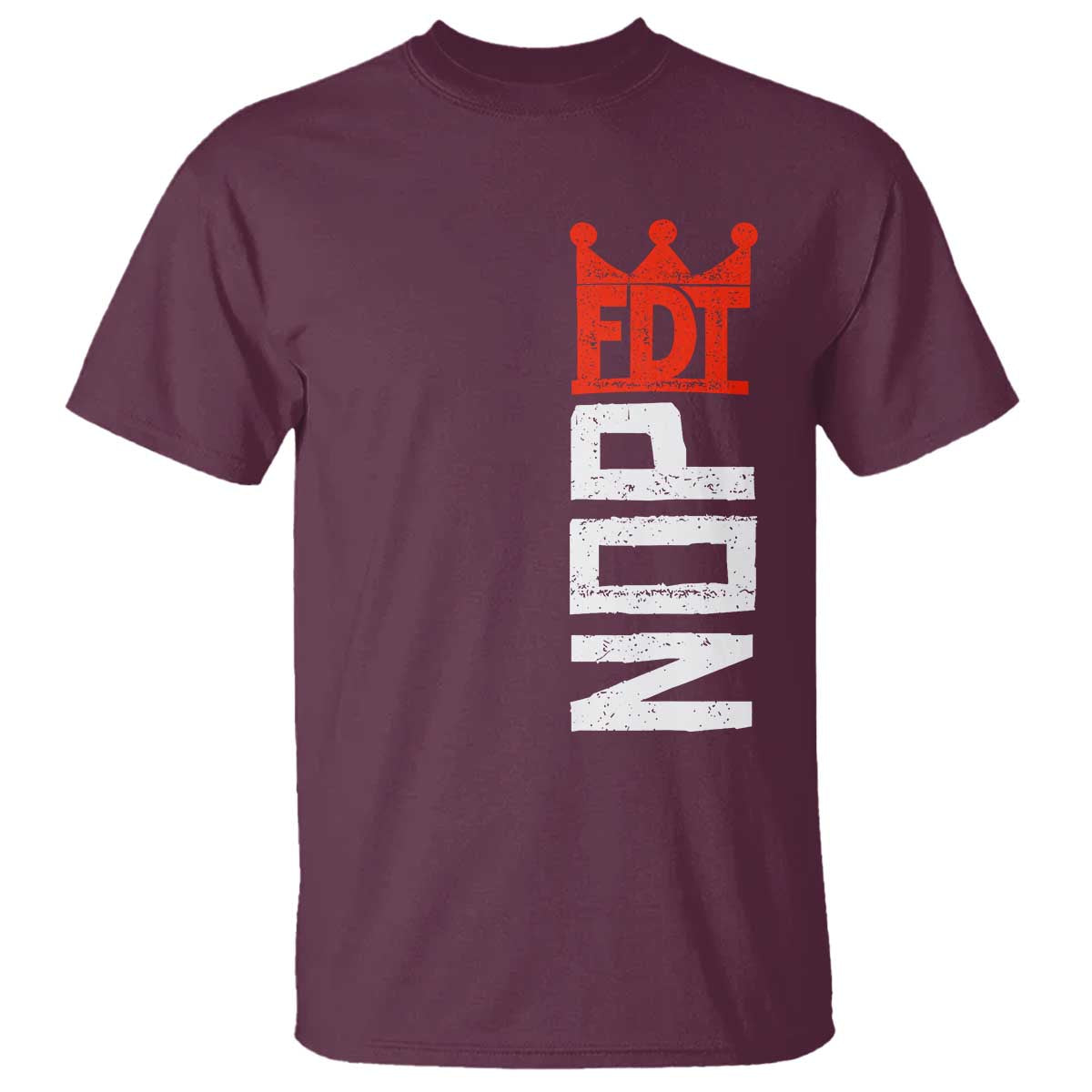 No Kings Protest Nope Funny Political Satire T Shirt TS11 Maroon Print Your Wear