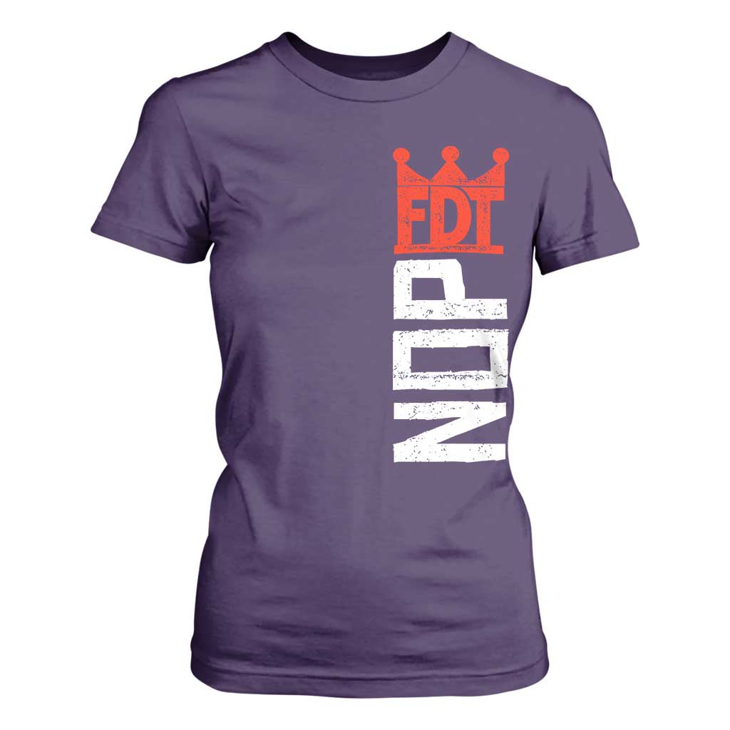No Kings Protest Nope Funny Political Satire T Shirt For Women TS11 Purple Print Your Wear