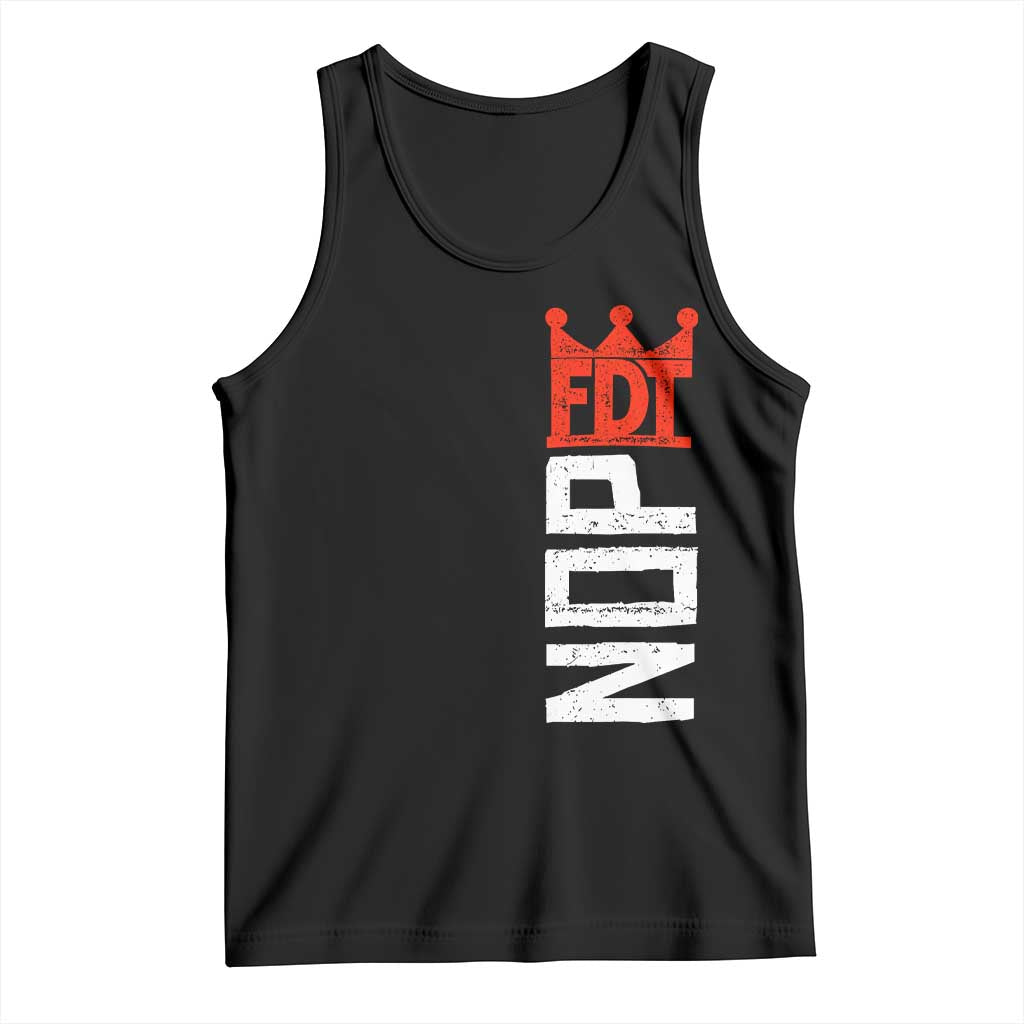 No Kings Protest Nope Funny Political Satire Tank Top TS11 Black Print Your Wear
