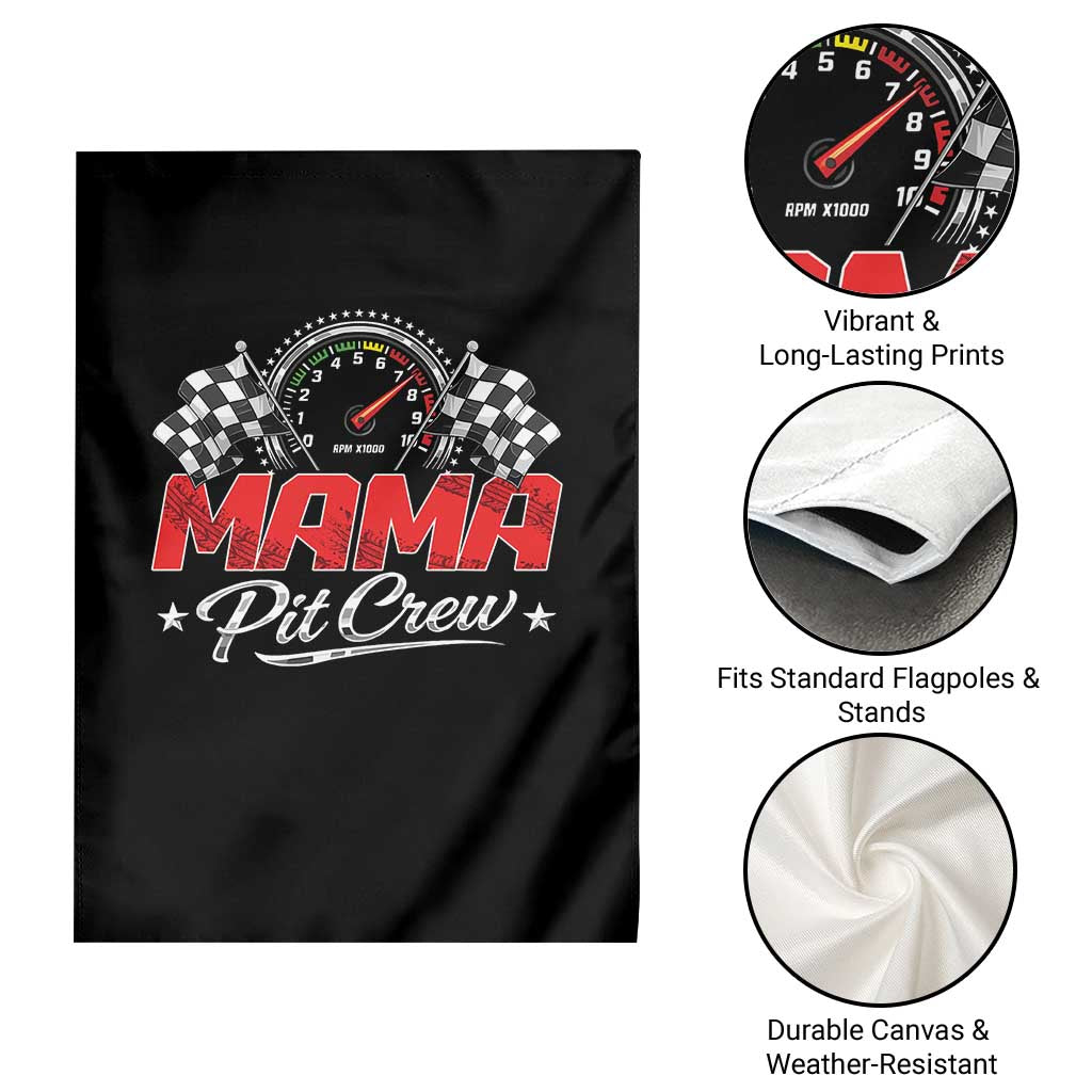 Mama Pit Crew Garden Flag Racing Family Matching Mothers Day TS11 Print Your Wear