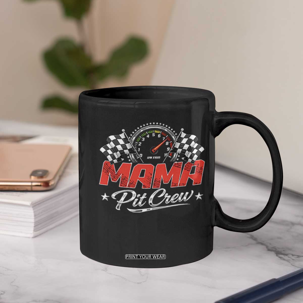 Mama Pit Crew Coffee Mug Racing Family Matching Mothers Day TS11 Print Your Wear