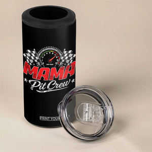 Mama Pit Crew 4 in 1 Can Cooler Tumbler Racing Family Matching Mothers Day TS11 Print Your Wear