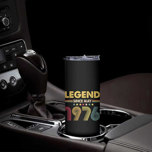 May 50th Birthday Skinny Tumbler Legends Since May 1976 Retro Bday TS11 Print Your Wear
