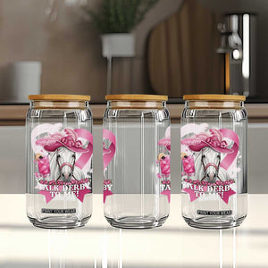 Talk Derby To Me Glass Can Funny Horse Racing Oaks Derby Day Pink Ribbon TS11 Print Your Wear