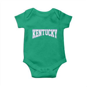 Kentucky Baby Onesie Vintage Sports Design Kentuckian KY State TS11 Irish Green Print Your Wear