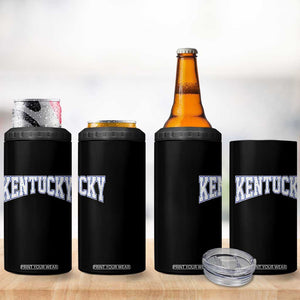 Kentucky 4 in 1 Can Cooler Tumbler Vintage Sports Design Kentuckian KY State TS11 Print Your Wear