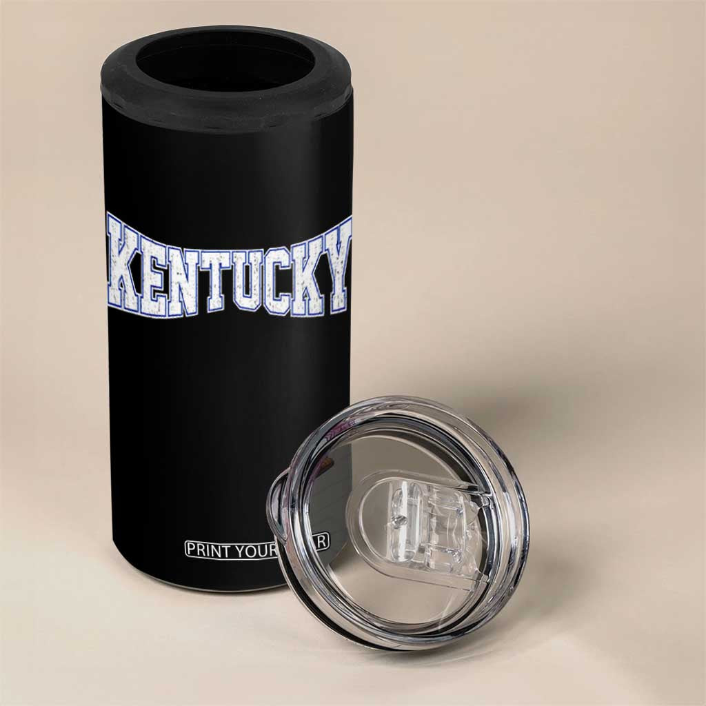 Kentucky 4 in 1 Can Cooler Tumbler Vintage Sports Design Kentuckian KY State TS11 Print Your Wear