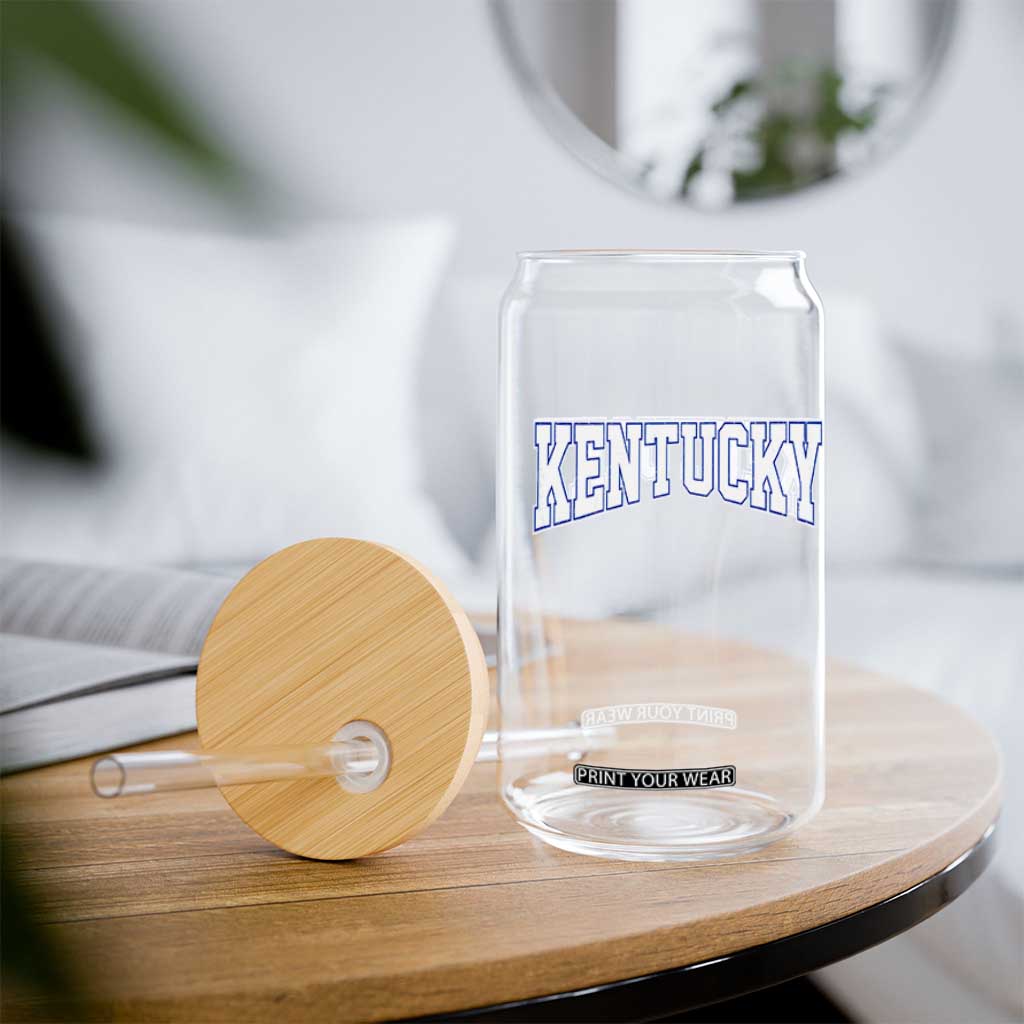 Kentucky Glass Can Vintage Sports Design Kentuckian KY State TS11 Print Your Wear