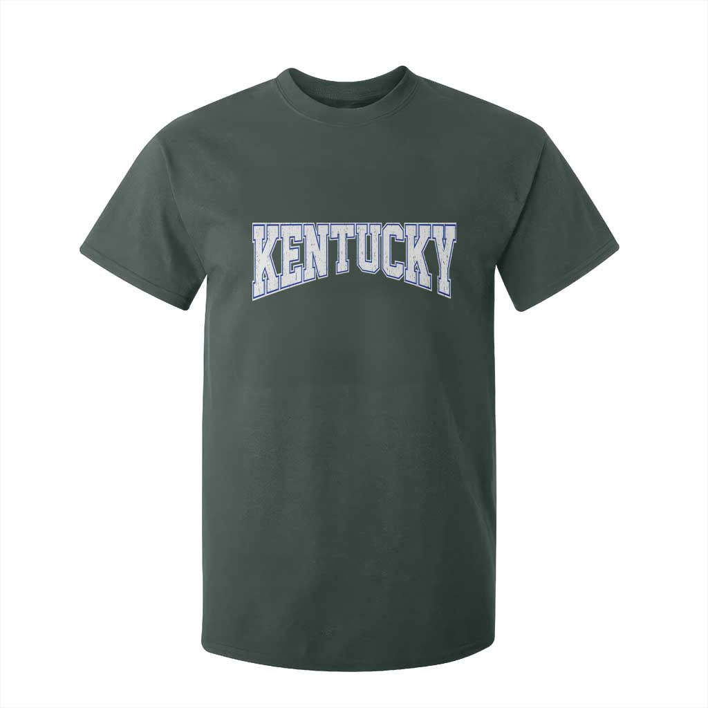 Kentucky T Shirt For Kid Vintage Sports Design Kentuckian KY State TS11 Dark Forest Green Print Your Wear
