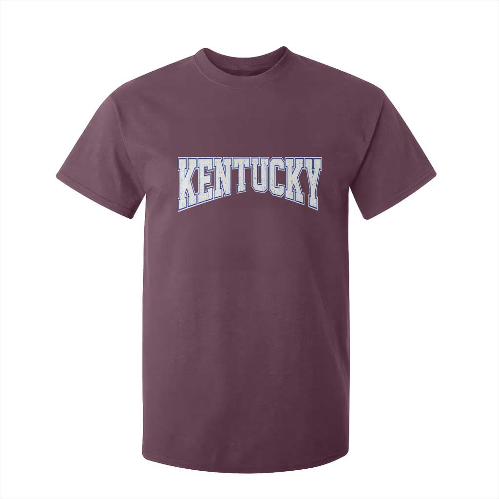 Kentucky T Shirt For Kid Vintage Sports Design Kentuckian KY State TS11 Maroon Print Your Wear