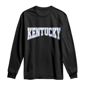 Kentucky Long Sleeve Shirt Vintage Sports Design Kentuckian KY State TS11 Black Print Your Wear