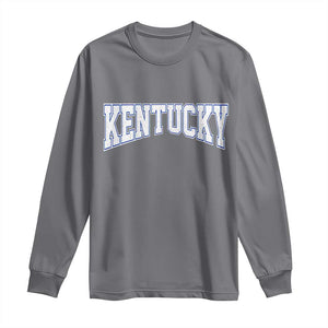 Kentucky Long Sleeve Shirt Vintage Sports Design Kentuckian KY State TS11 Charcoal Print Your Wear
