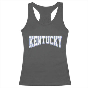Kentucky Racerback Tank Top Vintage Sports Design Kentuckian KY State TS11 Dark Heather Print Your Wear