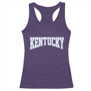 Kentucky Racerback Tank Top Vintage Sports Design Kentuckian KY State TS11 Purple Print Your Wear